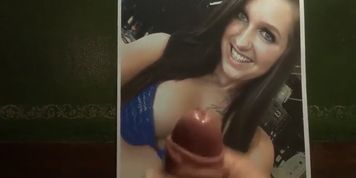 Busty Jordan and Daniella gets cummed (Two cumshots)