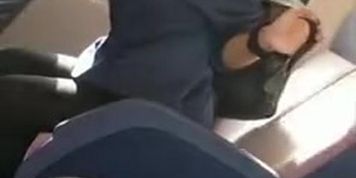 Bulge Flash Teen on Train
