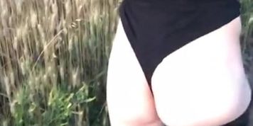 Femboy Sissy Crossdresser walking outdoor 