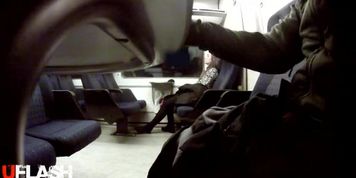 Train Dickflash Scared Teen