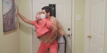 Big ass Latina nurse gets home to a good fucking after a long shift at the Hospital (Jolla Pr)