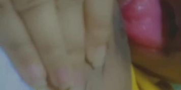 Indian Girl Sucking Her Tits