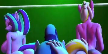 Hentype - &lsquo;Futa Vinyl's Groupies&lsquo; BJ Animation