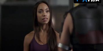 Logan Browning Sexy Scene  in Powers