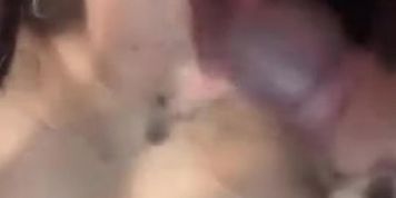 Blowjob facial