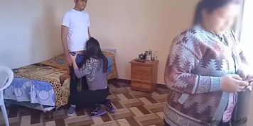 Hot Latina Wife Cheats With Friend While Hubby Calls - Hardcore Cuckold Sex in New House