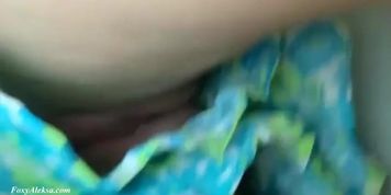 Hot Train Fingering: Stranger Rubs My Pussy Under Skirt