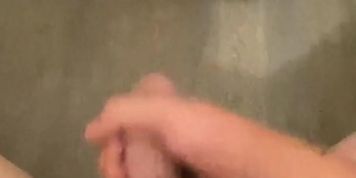 18yo dick cums from masturbating