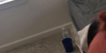 Ebony College BBW Creampie.. She put a vibrator on my cock lol