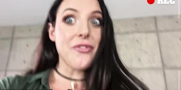 Angela White and Lena Paul Lesbian Scissor and Cum