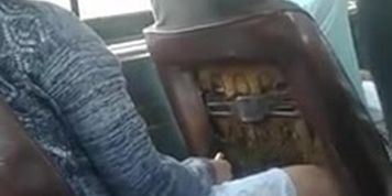 cum near teen girls on bus