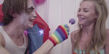 Glamcore skinny teen assfucked deeply