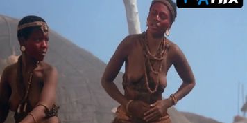 Dudu Mkhize Breasts, Butt Scene  in Shaka Zulu
