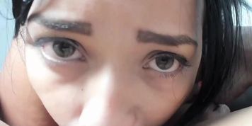 Latina Lesbian Pussy Eating Up-Close