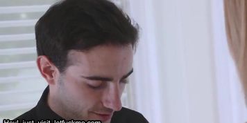 Learning how to fuck from his step-mom american mature