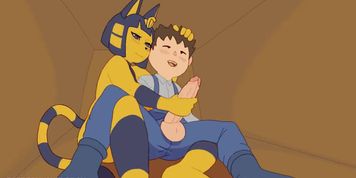 ankha fucking with villager