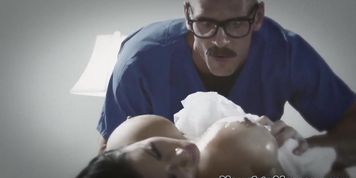Busty detective creampied on office desk