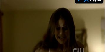 Nina Dobrev Underwear Scene  in The Vampire Diaries