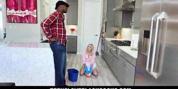 TLBC - Blonde maid fucking big black dick (Chloe Temple)
