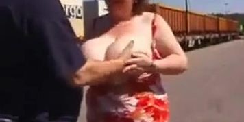 BBW by the train