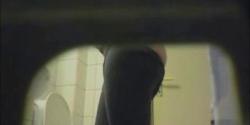 Blonde amateur teen toilet pussy ass hidden spy cam voyeur 5
