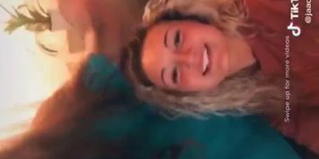 TikTok thot flashes her boobs 