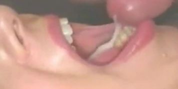 She loves to eat warm cum