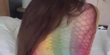 Louisa Khovanski fishnet butthole and pussyslip twerk & titty bounce (Laura Orsolya, Luissa Rosso)