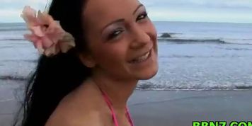 Sexy pretty amateur babe sucks off massive long cock - video 9