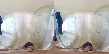 Babysitter In Your Bathroom - Jasmine Wilde VR