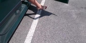 Black skirts with wooden heels mules