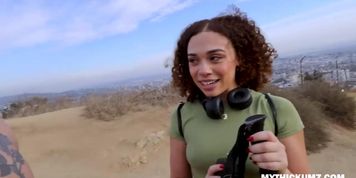 Thick ass hiking ebony picks up dick on her trip for a deep hammering session (Norma Joel)