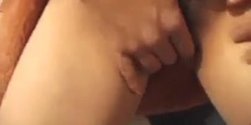 Saltry An gets her big boobs and hairy pussy licked outdoors (Mizuki An)
