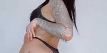 Saskia Jade Black Lingerie (Jade Wolf)