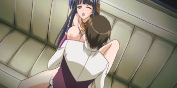 Nympho princess secretly fucks with a big dick  Anime hentai