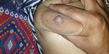 Pressing The Breast Tits Tits Nipples Milk 50