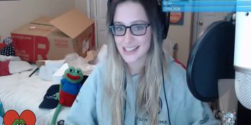 streamer girl burp