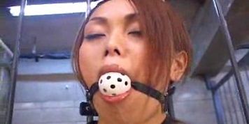 japanese- tied up -wax play-dildo-nose clip-clothes pegs- tied upside down...BMW