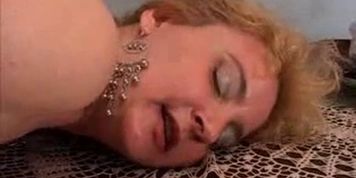 Italian Blonde Mature With Young Man