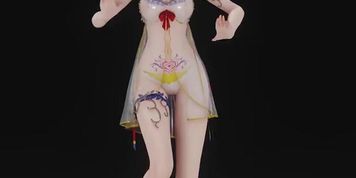 3d girl dancing
