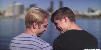 Brunette jock anal sex and cumshot