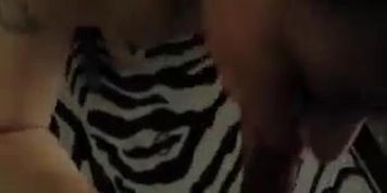 Pov Brunette hottie sucking a black dick to