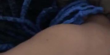 Sneak link up with blue haired ebony, she lemme fucc from the back
