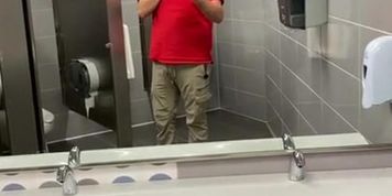 Exposing myself in a public bathroom