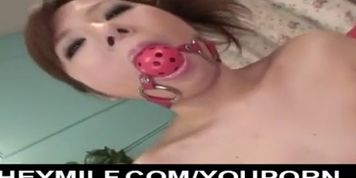 Amu Kosaka gagged and fucked in hard manners