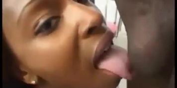 Black teen fucks rough