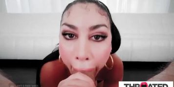 Big tits brunette seeking pleasure with an older guy