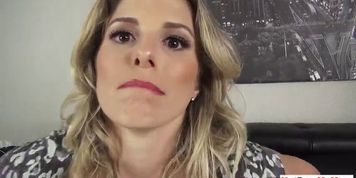 Sexy cougar stepmom teaches stepson how to fuck a slut (Cory Chase)