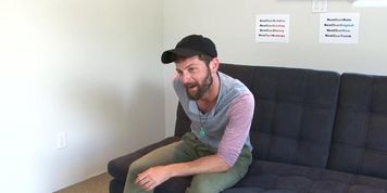 Casting otter solo jerking his oiled up cock