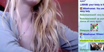 Hot European Cam Girl Strips